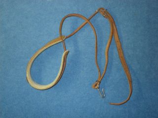 Vintage Leather Belt Buckle Style Saxophone Strap - From Vintage Conn 10m Tenor