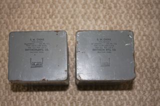 Vintage Raytheon Filter Inductors For Tube Amplifiers