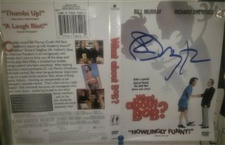 What About Bob Signed Dvd Movie In Person Proof Rare 1991 Bill Murray 90s Vtg