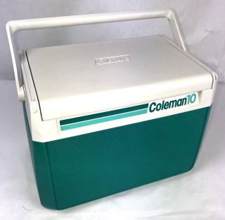 Vintage 1990 Coleman Cooler 10 Qt.  Ice Chest 5210 Movie Prop