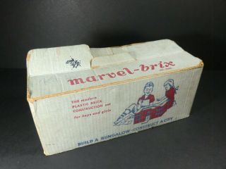 Model 500 Marvel - Brix Vintage Plastic Bricks - Bridgeport,  Ct