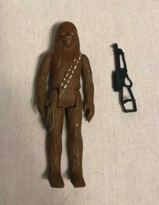 1977 Chewbacca Complete Vintage Star Wars Kenner Figure Weapon
