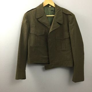Vintage 50s 1953 M - 1950 Wool Ike Jacket Us Army 42r Eisenhower Korean War Era