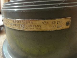 Vintage Edwards Co.  Adaptahorn No.  374 fire alarm,  horn,  siren.  115 volt 37 amp. 4
