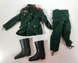 Vintage 1966 Hasbro Gi Joe Sotw German Soldier Outfit Tunic Pants Boots Toy Doll