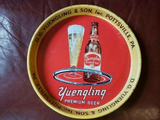 Vintage D.  G.  Yuengling & Sons 13 " Premium Beer Serving Advertising Tray