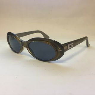 Vintage Gucci Sunglasses Italy Gg 2413/n/s Optyl 52 - 19 - 135 Olive Green