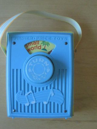 Fisher Price Vintage Music Box Pocket Radio 60 