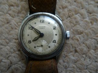 Vintage 1930s Datum Datex Mens Wind Up Swiss Made Wrist Watch,  Spare / Rep