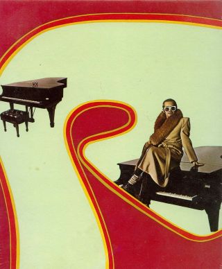 Elton John Vintage Cardboard Poster In Package