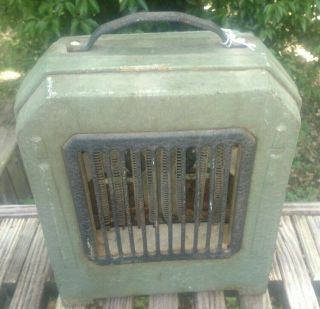 Vintage Arvin Electric Green Space Heater A Must Have
