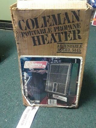 Vintage Coleman Portable Propane Heater