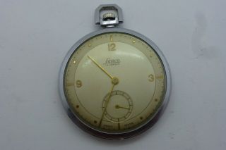 Vintage Pocket Watch Lanco 15 Jewel Swiss 2