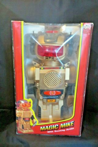 Vintage Magic Mike Talking Robot Toy 1980 