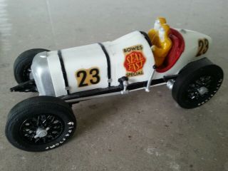 Vintage Bowes Seal Fast Special 23 Plastic Indy Race Car Model With Drivers