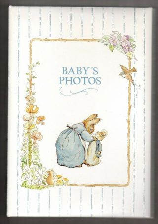 Vintage Beatrix Potter Baby Photo Book 80 Pictures 1990 Peter Rabbit Cr Gibson