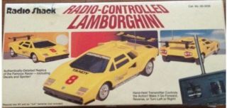 Vintage Lamborghini Radio Shack Tandy Rc Car 60 - 3026