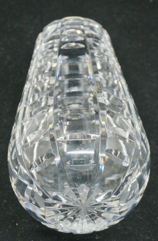 Vintage Waterford Fine Irish Cut Crystal Vase,  Tralee Pattern,  7 Inches