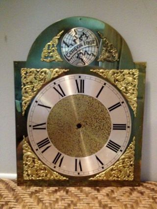 Vintage Urgos Grandfather Clock Face Made In Germany