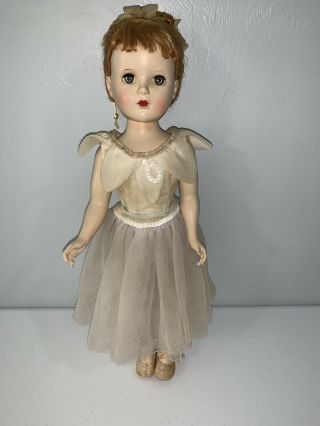 Madame Alexander Vintage 1950’s Nina Ballerina Doll ??? 17 "