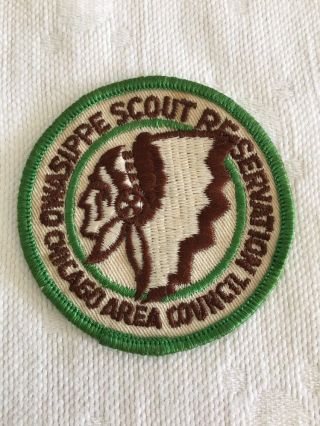 Vintage Bsa Owasippe Scout Reservation Patch Chicago Area Council Boy Scouts