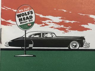 Vintage Wolfs Head Oil Brochure Rules Of The Road SHIPS IN USA 2