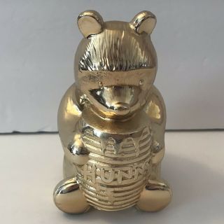 Vintage Disney Winnie The Pooh Silverplate Piggy Bank Reed & Barton Japan