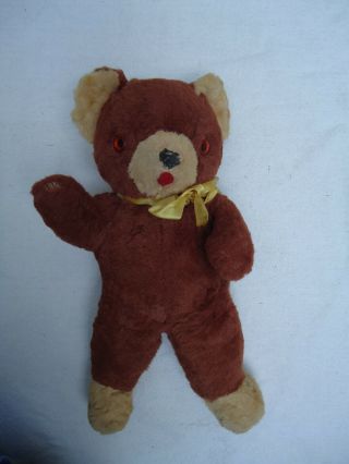 Vintage Cubbigund J.  Swedlin 13 " Teddy Bear Stuffed Plush Animal Toy
