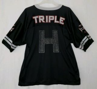 Vintage Triple H The Game Dx Wwe Wwf Football Jersey Black (zj)