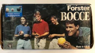 Vintage Forster Bocce Balls Game From Us