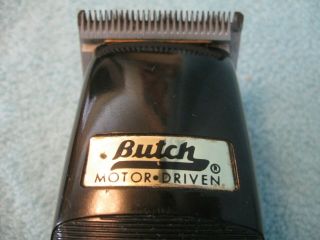 Vintage Butch By John Oster Electric Hair Clipper; Model 85b; Motor Driven