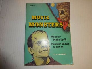 Vintage 1975 - Movie Monsters - 1st Printing - Monster Make - Up & Shows - Alan Ormsby
