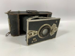Rare Antique Vintage Folding Camera Balda Springbox B5