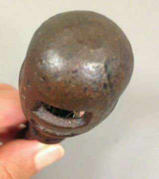 Vintage Cast Iron File Handle old antique tool holder 5