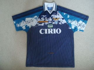 Vintage Lazio 1997/98 Away Football Shirt Umbro Xl Very Rare