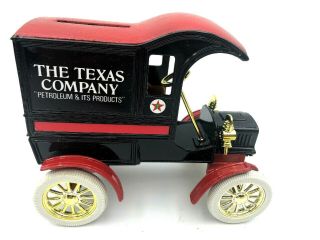 Ertl Texaco The Texas Company 1905 Fords First Delivery Truck Vintage Car Bank