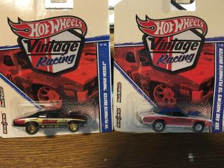 Hot Wheels Vintage Racing 73 74 Plymouth Duster Mopar Missile Sox And Martin
