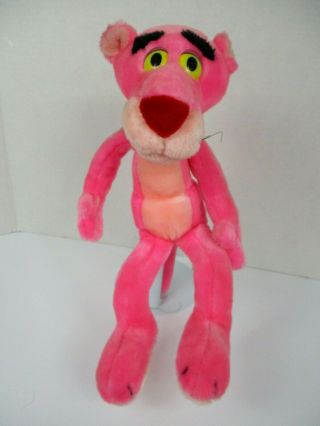 Vintage Pink Panther Plush 24k Special Effects 1989 Bendable Legs 12 Inch