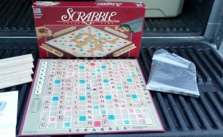 Vintage 1989 Scrabble Game By Milton Bradley