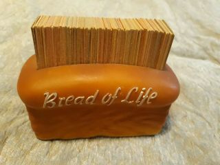 Vintage 1970s Bread Of Life Bible Verses Scripture Cards Cross Publishing 1971