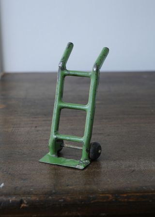Vintage Pressed Steel Hand Truck Dolly Delivery Cart Toy Wyandotte Marx