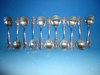 (1) Vintage Towle,  King Richard Sterling Silver 6 - 1/8 " L.  Soup Spoon,  12 Offered