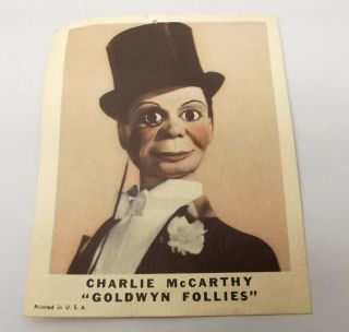 Vtg Charlie Mccarthy Goldwyn Follies 1938 Movie Invitation Lithograph Flyer Ad
