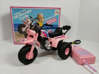 Arco Fashion Doll All - Terrain Cycle Atv Vintage 1984 W/ Box Fits Barbie,  Others