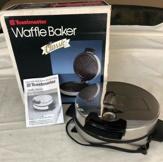 Vintage Toastmaster Classic 7 " Waffle Baker Model W252 - " Made In The Usa "