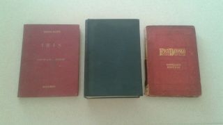 3 Vintage Music Hardcover Books Mascagni Iris,  Fra Diavolo,  Wolfgang Mozarts
