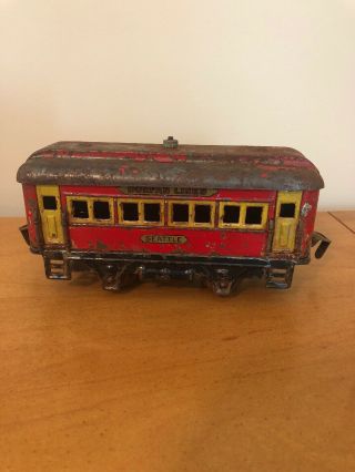 Rare Vintage Dorfan Lines Seattle Prewar Pullman Car Train Trains Lionel Red O