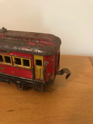 Rare Vintage Dorfan Lines Seattle Prewar Pullman Car Train Trains Lionel Red O 4