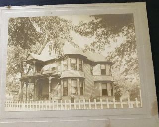 Vintage Old Photo Of A House