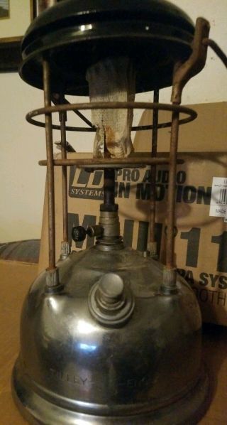 Vintage Tilley Chrome Base Lantern Made In England Parts Or Restore Use Collect